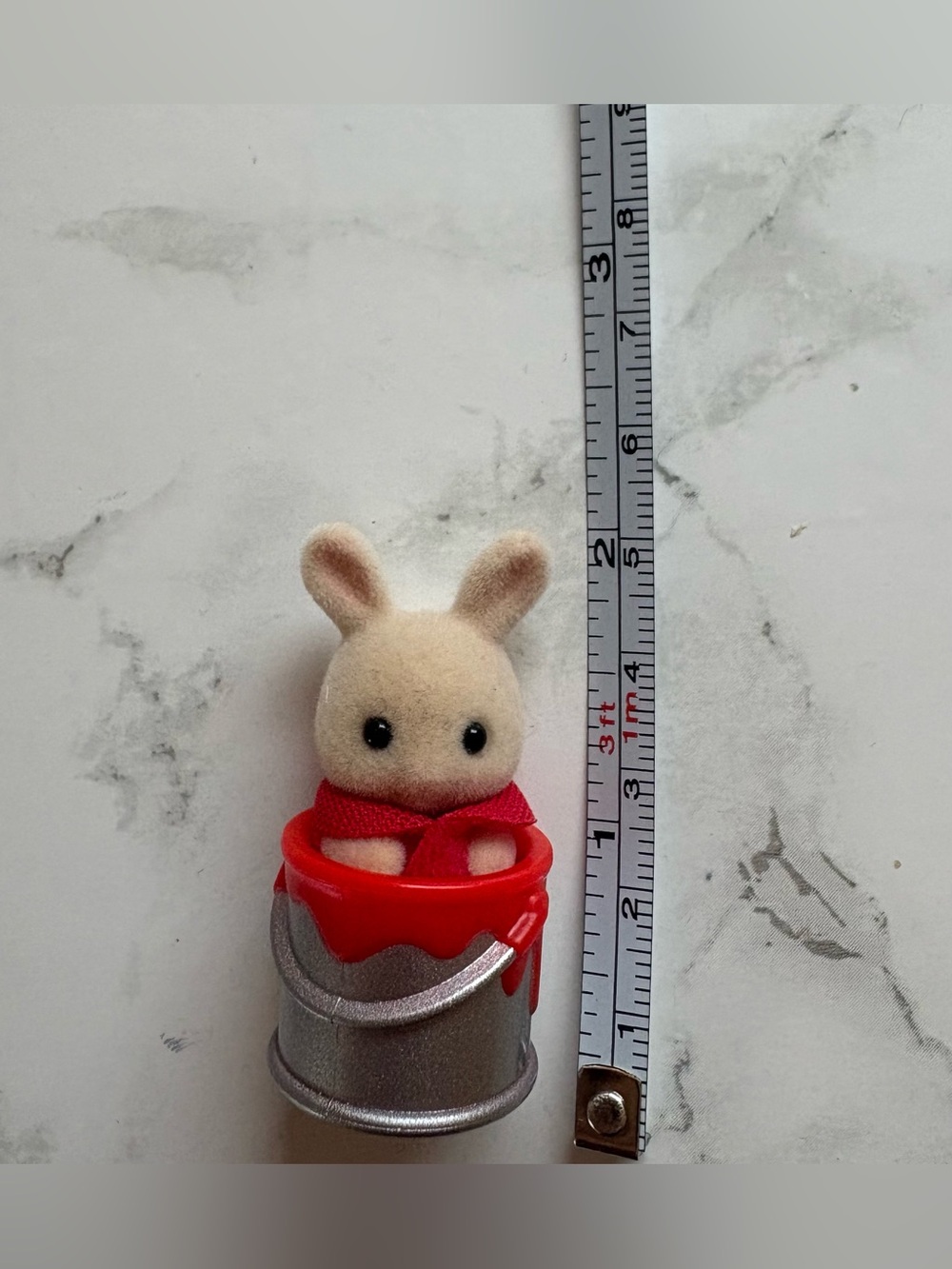 Sylvanian Families Baby Craft Milk Rabbit Baby Paint Can from JAPAN - Picture 4 of 4
